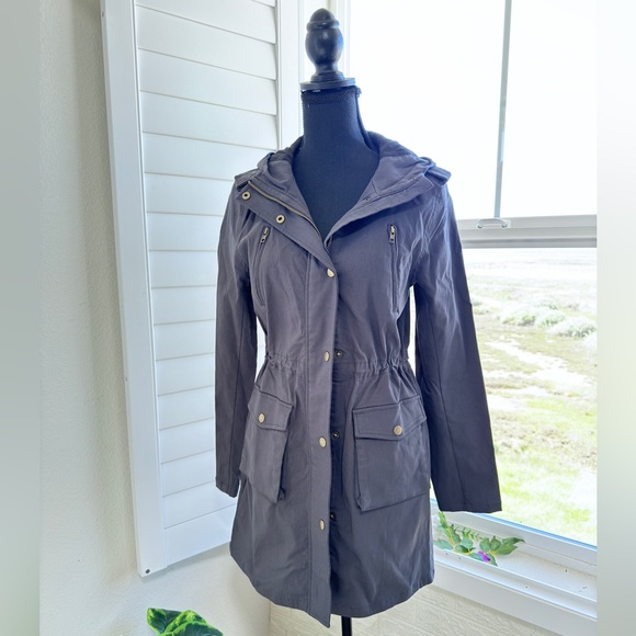 Stitch Fix Brand: Eden Society. Size S. Dark Gray Utility Jacket with Hood. NWT - Picture 16 of 16